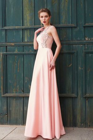 Robe de bal naturel longue ligne a sans dos de princesse - Photo 3