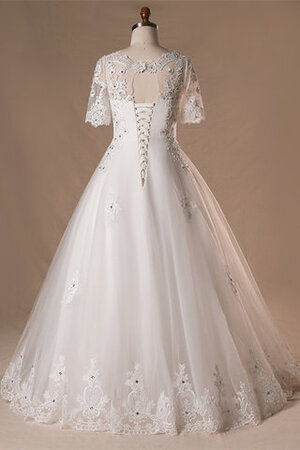 Robe de mariée ligne a avec lacets de princesse fantastique a eglise - Photo 4