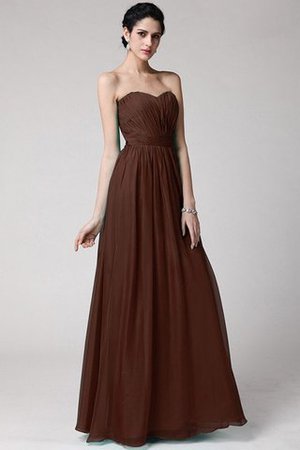 Robe demoiselle d'honneur plissage longue au drapée fermeutre eclair de fourreau - Photo 6