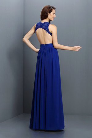 Reißverschluss Ärmellos Prinzessin Chiffon V-Ausschnitt Brautjungfernkleid - Bild 30
