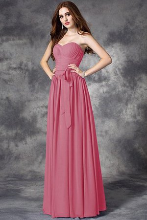 Robe demoiselle d'honneur longue naturel avec chiffon fermeutre eclair manche nulle - Photo 28