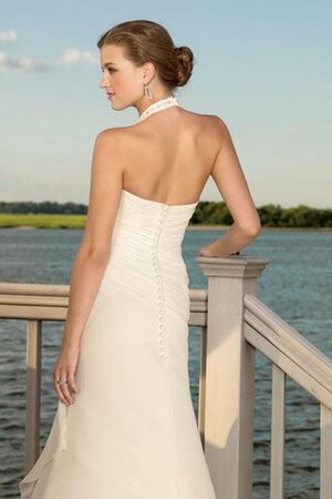 Elegante Vestido de Novia de Botón de Abalorio de Escote Corazón - Foto 2