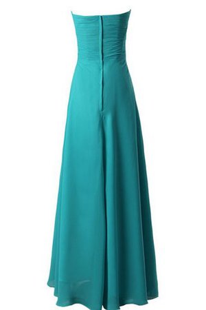 A-Line Ärmelloses Herz-Ausschnitt bodenlanges schick Brautjungfernkleid - Bild 18