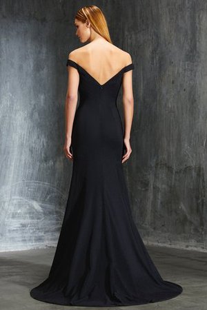 Robe de soirée longue naturel avec zip de lotus de traîne courte - Photo 2