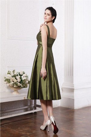 Ärmelloses Prinzessin Knielanges Brautjungfernkleid mit Reißverschluss mit Empire Taille - Bild 30