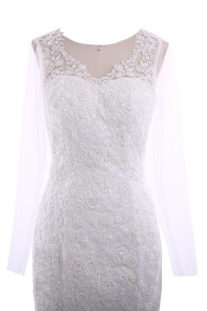 Glamouroso&Dramatico Vestido de Novia de Capa Multi de Pura espalda de Encaje Adorno - Foto 2