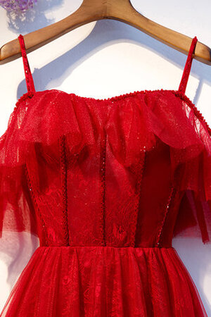 Vestido de Noche de Corte-A de Emocionante de Escote Corazón de Cordón - Foto 4