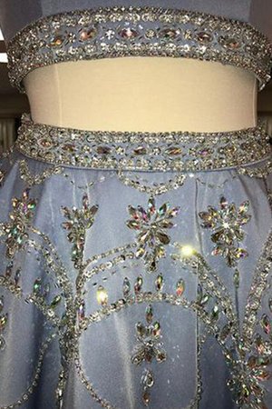 Ärmelloses Boot-Ausschnitt A-Linie Prinzessin Fantastisch Abiballkleid - Bild 3