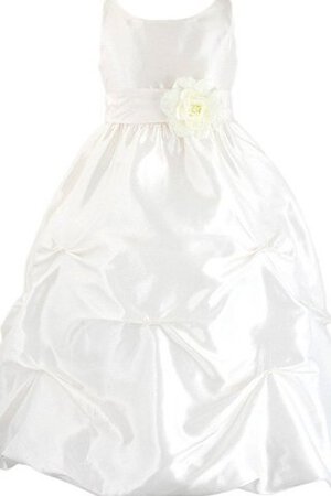 Pick-Ups Taft Empire Taille A-Line bodenlanges Blumenmädchenkleid - Bild 1