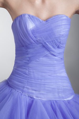 Geschichtes langes Jugendweihekleid mit Herz-Ausschnitt ohne Ärmeln - Bild 2