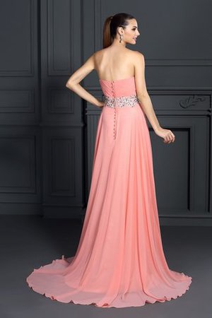 Ärmelloses Herz-Ausschnitt Bezauberndes Formelles Bodenlanges Ballkleid - Bild 2
