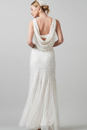 Abito da Sposa Moderno stravagante Formale E Informale a riva A Terra V-Scollo - Foto 3