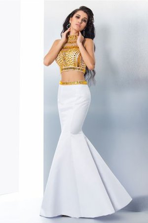 Robe de bal longue elevé longueur au ras du sol 2 pice avec perle - Photo 5