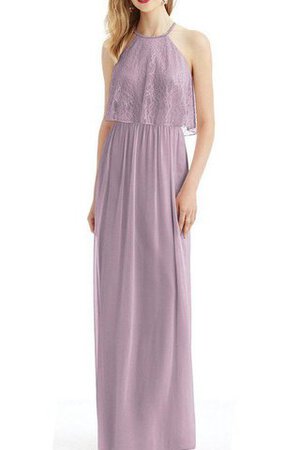 Robe demoiselle d'honneur plissage classique en forme elevé avec chiffon - Photo 1