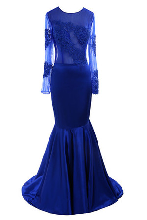 Strand Dom bodenlanges modisches schwingendes Brautmutterkleid ohne Taille - Bild 1