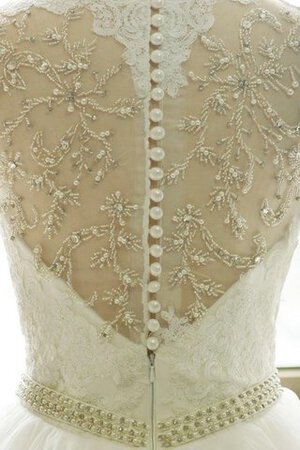 Vestido de Novia de Corte-A en Encaje y Tul de Cordón de Manga suelta - Foto 3