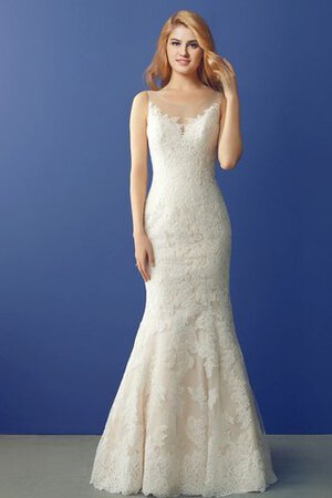 Abito da Sposa in pizzo Sirena seducente A Terra in Pizzo Senza Maniche - Foto 1