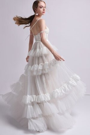 Abito da sposa stupefacente a sala in pizzo cerniera lungo lusso - Foto 3