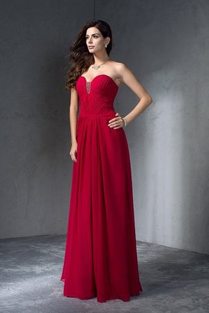 Robe de bal formelle naturel de princesse jusqu'au sol au drapée - Photo 6