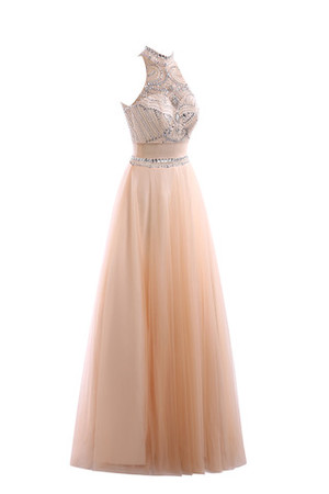Tüll Etui Outdoor Halle konservatives schönes Abendkleid - Bild 4
