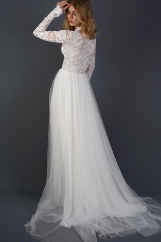 Robe de mariée intemporel décontracté chic a-ligne en tulle - Photo 2