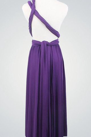 Informal&Casual Vestido de Dama de Honor de Hasta el suelo de Hasta la Rodilla de Plisado - Foto 2