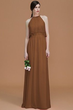 Robe demoiselle d'honneur naturel avec chiffon ligne a de princesse de lotus - Photo 10