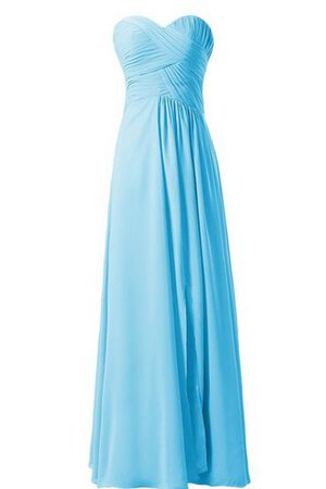 Robe demoiselle d'honneur plissage naturel ruché ligne a avec chiffon - Photo 20