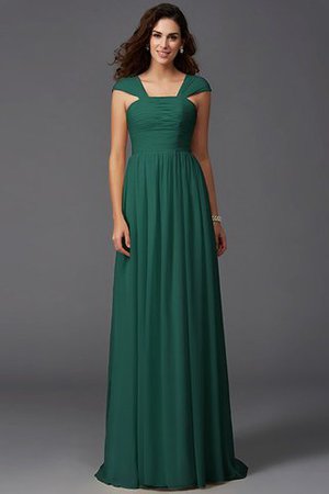 Robe demoiselle d'honneur longue de princesse de lotus avec sans manches ligne a - Photo 11