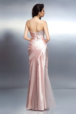 Ärmelloses Perlenbesetztes Anständiges Bodenlanges Abendkleid mit Empire Taille - Bild 2