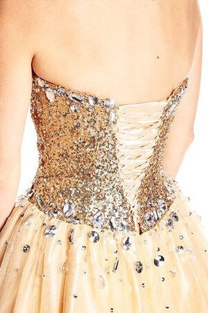 Abito da Ballo sogno Cuore Ball Gown A-Line con paillette A Terra - Foto 4