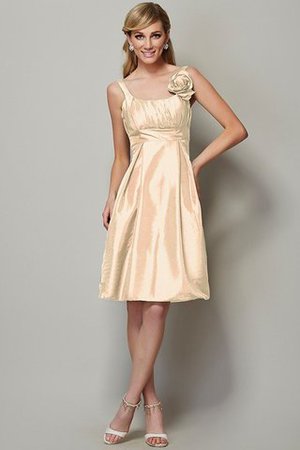 Spaghetti Träger Prinzessin Taft Einfaches Brautjungfernkleid mit Breiter Träger - Bild 6