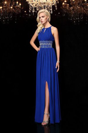 Prinzessin Empire Taille Ärmelloses Anständiges Abendkleid mit Perlen - Bild 4