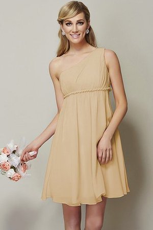 Normale Taille Prinzessin Ein Schulterfreies Knielanges Kurzes Brautjungfernkleid - Bild 5