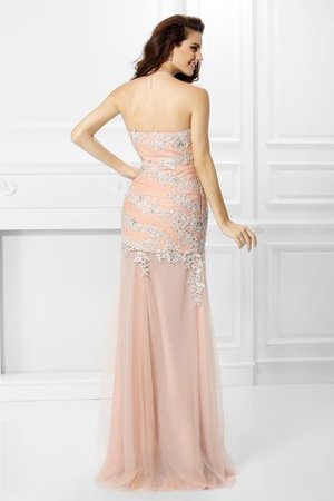 Robe de bal naturel avec sans manches en chiffon de col en cœur de sirène - Photo 2