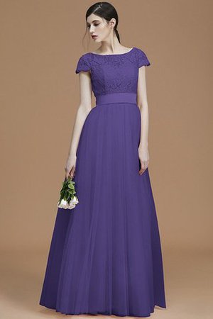 Vestido de Dama de Honor de Corte princesa de Corte-A de Manga corta - Foto 30