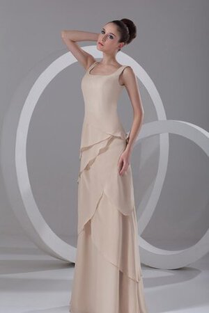 Abito mamma Sposa retro con Criss-cross in Chiffon Elegante con Seghettato Tubino - Foto 3