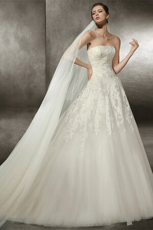 Romántico Vestido de Novia de Cordón de Exquisito de Encaje Adorno - Foto 2