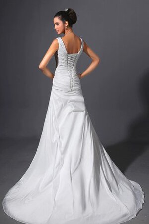 A-Line Gericht Schleppe gerüschtes attraktives schick Brautkleid mit Rücken Schnürung - Bild 6