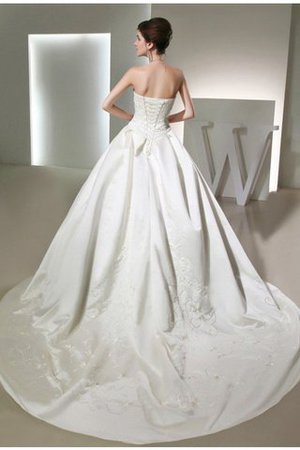 Robe de mariée longue de mode de bal cordon avec sans manches avec broderie - Photo 2