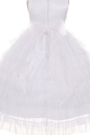 Robe de cortège enfant avec perle textile en tulle de tour de ceinture empire ligne a - Photo 6