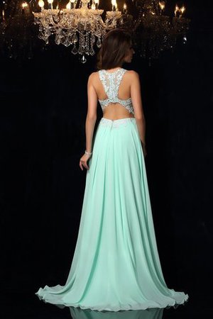 Abito da Ballo Principessa in Chiffon Cerniera Sensuale Lunghi - Foto 2