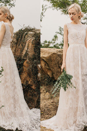 Abito da sposa conservatore lunghi naturale carina spazzola treno convenzionale - Foto 1