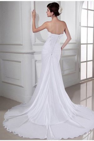 Robe de mariée derniere tendance avec perle cordon avec sans manches avec chiffon - Photo 2