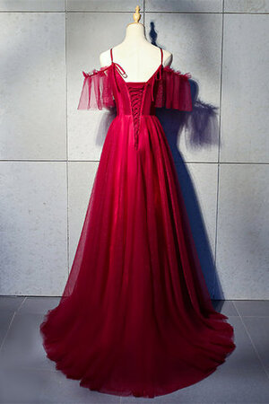 Normale Taille Satin Zauberhaft Exklusive Cocktailkleid mit Rüschen - Bild 3