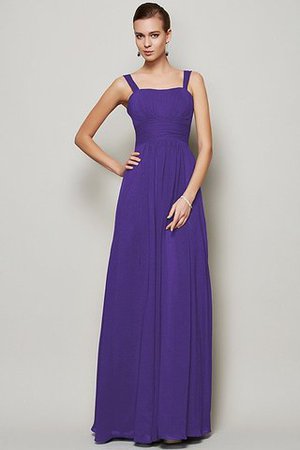 Robe demoiselle d'honneur longue plissage avec zip longueur au ras du sol en chiffon - Photo 23