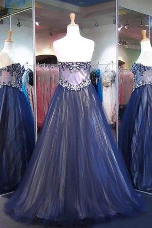 Robe de bal avec sans manches en satin brillant fermeutre eclair elégant - Photo 2