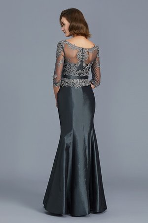 Normale Taille Meerjungfrau Stil Besondere Bodenlanges Brautmutterkleid aus Taft - Bild 2