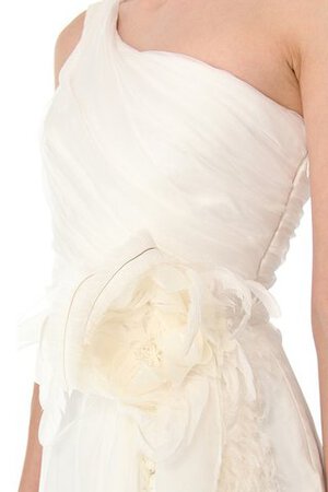 Enganliegendes Perlenbesetztes Chiffon bodenlanges langes Brautkleid mit Pailletten - Bild 4
