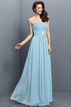 Chiffon Prinzessin Empire Taille A Linie Reißverschluss Brautjungfernkleid - Bild 18